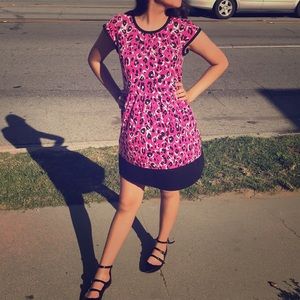 A Pink Cheetah Dress